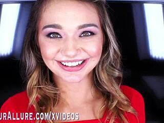 Adorable Mia Kay enjoys her new job after quitting the last one.