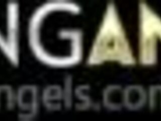 Her fantasy unfolds in a masked threesome with a big cock stranger