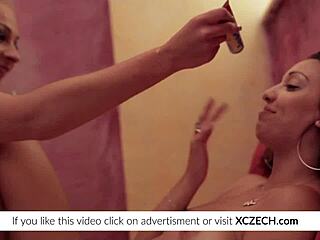 Teen girls licking each other's cunts