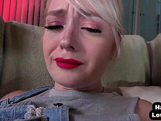 What happens when babe wanks cock after hitachi toying her cunt?