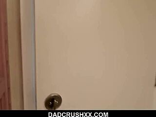 why does this slutty teen give her stepdad a blowjob?