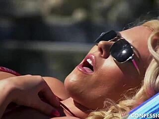 Summer Loves MASTURBATING Wildly While Blair Watches in Lingerie Nearby