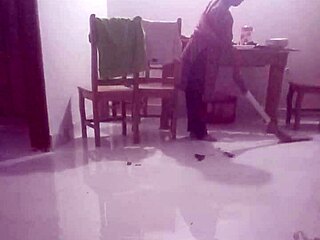 Indian maid's huge boobs exposed in episode one