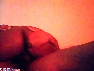 ebony babe riding massive black cock on homemade webcam session