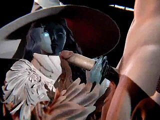 Elden Ring Ranni Creampied in Dark Souls 3D Scene