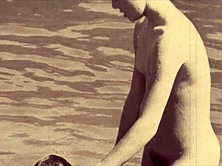 can you handle this vintage hairy pussy bent over for doggystyle outdoors in retro style?