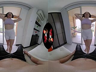 Hey, wanna see this super Latina dominate with her big ass and breasts in VR?