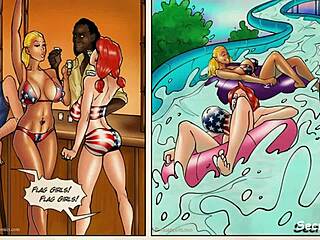 White Girls Stunned by Huge BBC on Beach Trip