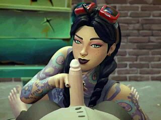 Fortnite busty MILF GETS FUCKED in 3D cartoon hardcore