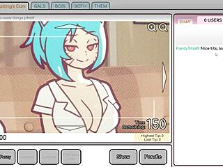 Nicole Risky Job Hentai Camgirl Fingering Shaved Pussy