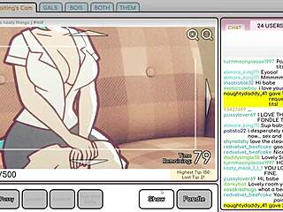 Nicole Risky Job Hentai Camgirl Fingering Shaved Pussy