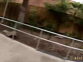 Big Booty Teen 18+ Receives Intense Facial Cumshot