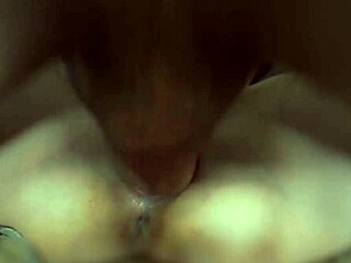 young girl receives cum deep in her shaved pussy