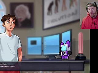 This Teacher's Boobs Exposed in Summertime Saga Uncensored Hentai Game!