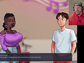 This Teacher's Boobs Exposed in Summertime Saga Uncensored Hentai Game!