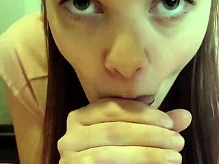 Did you see the teen 18+ give him a sloppy wet blowjob then bend over for pov doggystyle riding his cock?