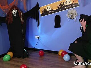 feeling overwhelmed by the huge cum load on my face as i gulp down every drop of jizz in pov