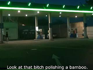 Slutty Window Cleaner Bent Over In Doggystyle Action