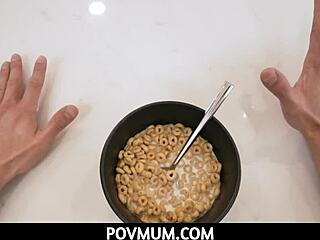 Big Boobs Milf Stepmom Emmy Demure Seduces Stepson