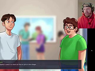 This Teacher's Boobs Exposed in Summertime Saga Uncensored Hentai Game!