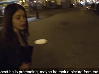 Finally, we licked that fuck doll's big tits in a threesome with monster cock!