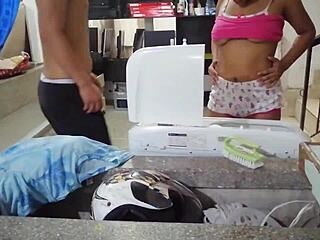 my stepfather won't let me do chores because he wants to cum in mouth