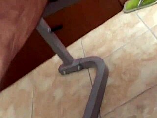 Amateur lesbian trains pussy with tongue in early morning