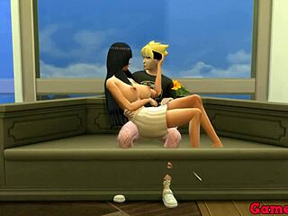 naruto hentai hinata seduces boruto for wild fucking in episode 97, loving his hard cock more than naruto's every thrust