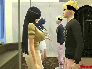 naruto hentai hinata seduces boruto for wild fucking in episode 97, loving his hard cock more than naruto's every thrust