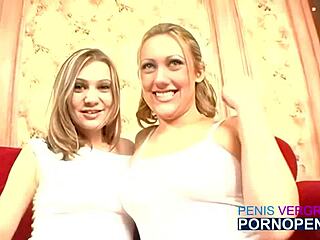 Hot Teens In Casting Turn Threesome With Stallion After Interview And Masturbation