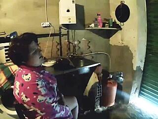 Amateur Couple Does Private Blowjob with Cumshot and Ball Licking