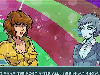 Hermione explores the glory hole in cartoon adventure