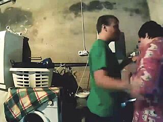 Amateur Couple Does Private Blowjob with Cumshot and Ball Licking