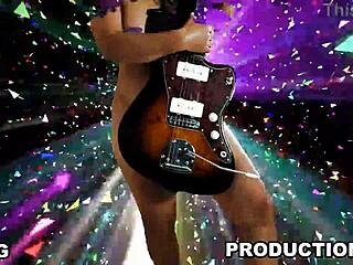 European Latina Agarabas Plays with Toys and Cock in Close-Up Cumshot Scene