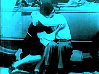 In vintage times, antique scenes featured hairy retro nostalgia.