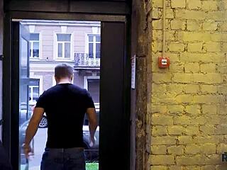 Dirty Russian Brunette Teen 18+ Indulges in Wild Rimjob Fetish