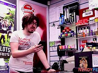 British amateur tricks nerd in first time reality encounter