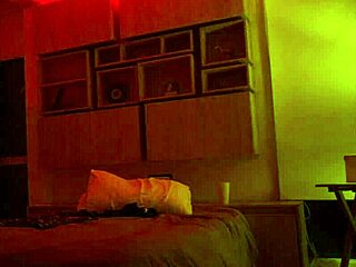 Linda Houston Dances Passionately in the Full Red Light