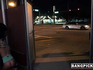 Teen Valerie White Gets Fucked Hard On Street 😈