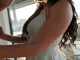 Unfaithful horny wife fucks her husband's employee in this roleplay 😏