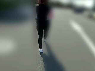 Wife Teased by Affair Man with Remote Toy at Gym