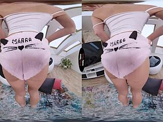 Blonde masturbates to taboo orgasm