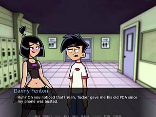 Danny Phantom Amity Park Goth Character Flashes Tits