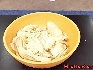 Teen POV throating cock and riding hard!