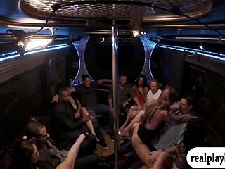 horny swingers swapping partners in wild orgy