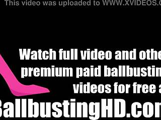 sexy babe delivers new year ballbusting kicks