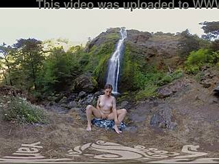 EROTIC MILF CARMEN INTENSELY MASTURBATES OUTDOORS TO CLIMAX AND CUM.