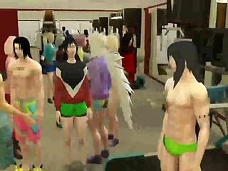 Naruto Hentai Ep 118 Orgy: Couples Fuck Anal Oral Cum Inside