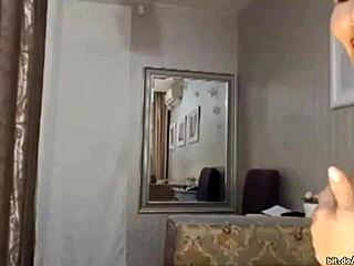 super fit blonde milf masturbates to orgasm on webcam