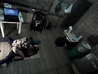 Military Stepsister Fucks On Floor After Vacation